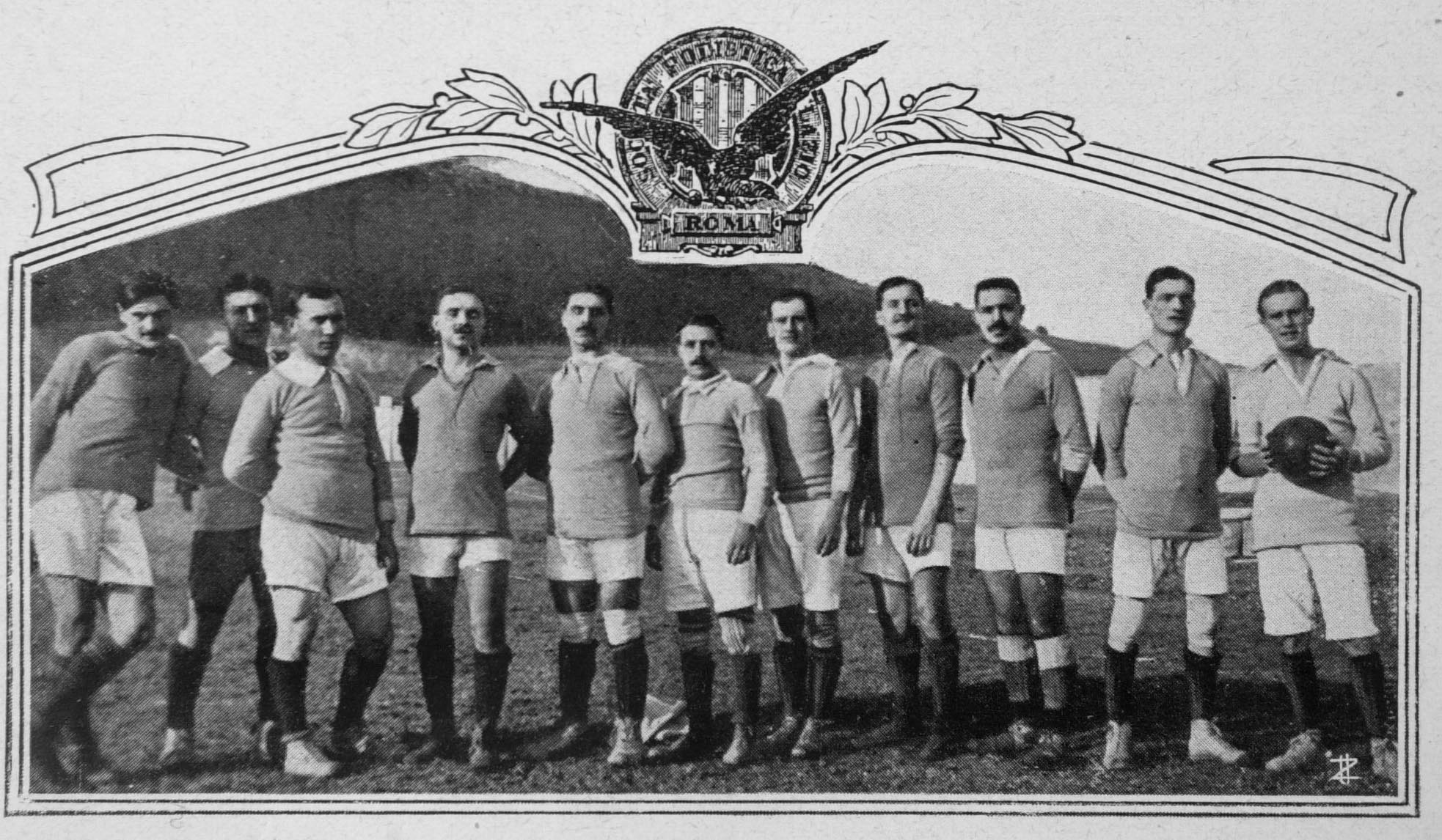 2. La squadra della Lazio campione del Centro-sud 1913