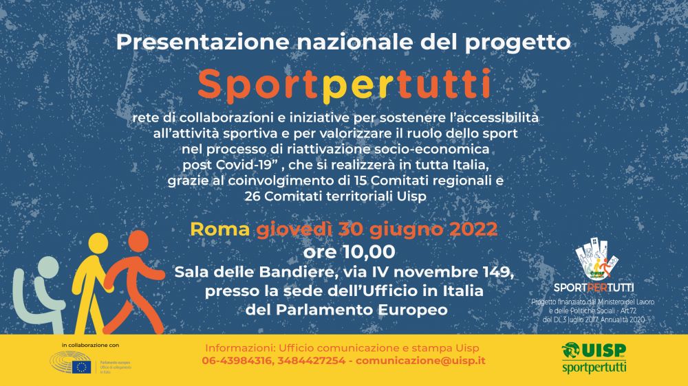 Presentazione del progetto Uisp "SportPerTutti"