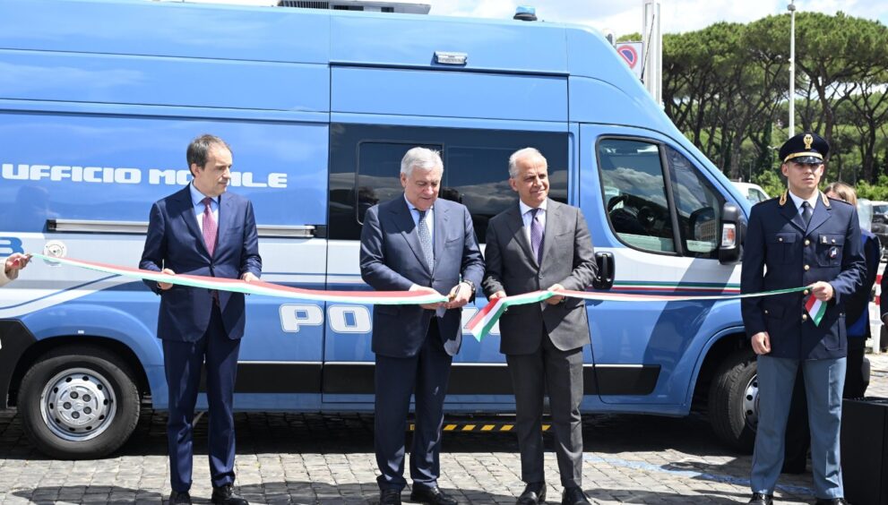 Inaugurazione Antonio Tajani