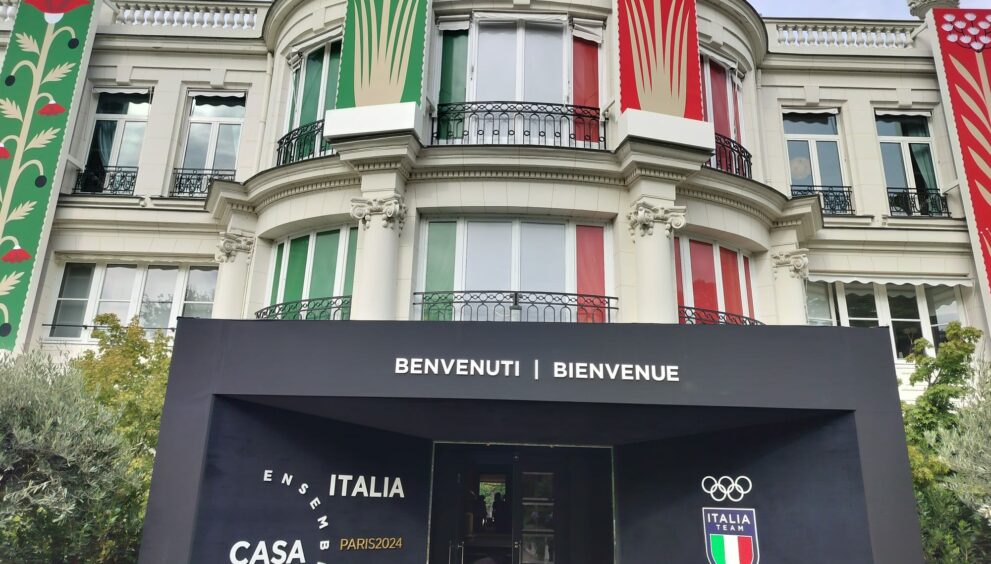 L'esterno di Le Pré Catelan, sede di Casa Italia durante le Olimpiadi di Parigi 2024