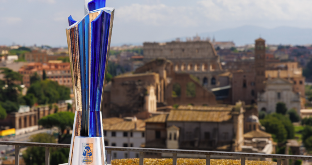 Conferenza stampa Supercoppa Fineco volley Imoco Conegliano vs Vero Volley Milano. La coppa