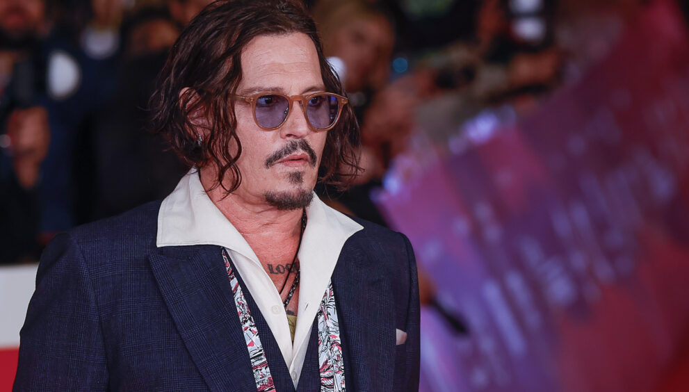 Johnny Depp alla festa del cinema