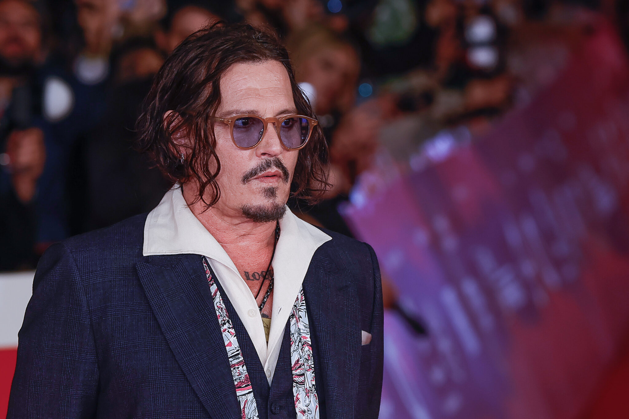 Johnny Depp alla festa del cinema