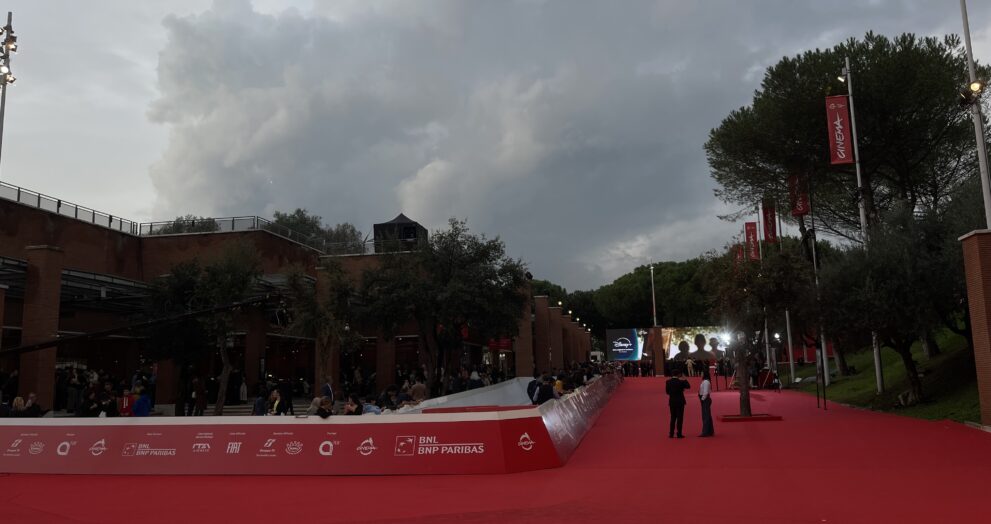 Festa del cinema red carpet pioggia in arrivo