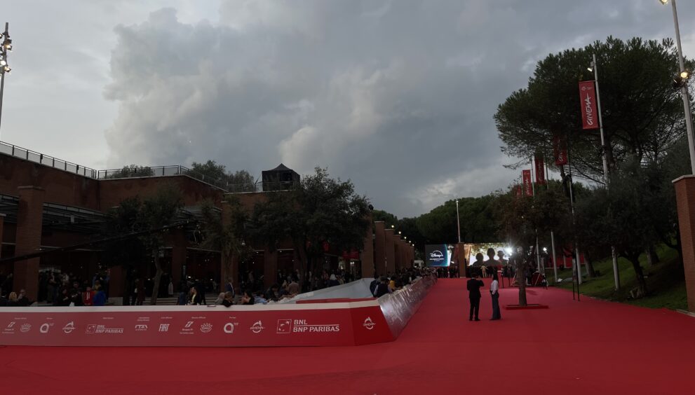 Festa del cinema red carpet pioggia in arrivo